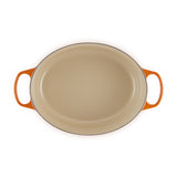 LE CREUSET Cocotte Ovale Evolution 33cm Arancio Ghisa Vetrificata