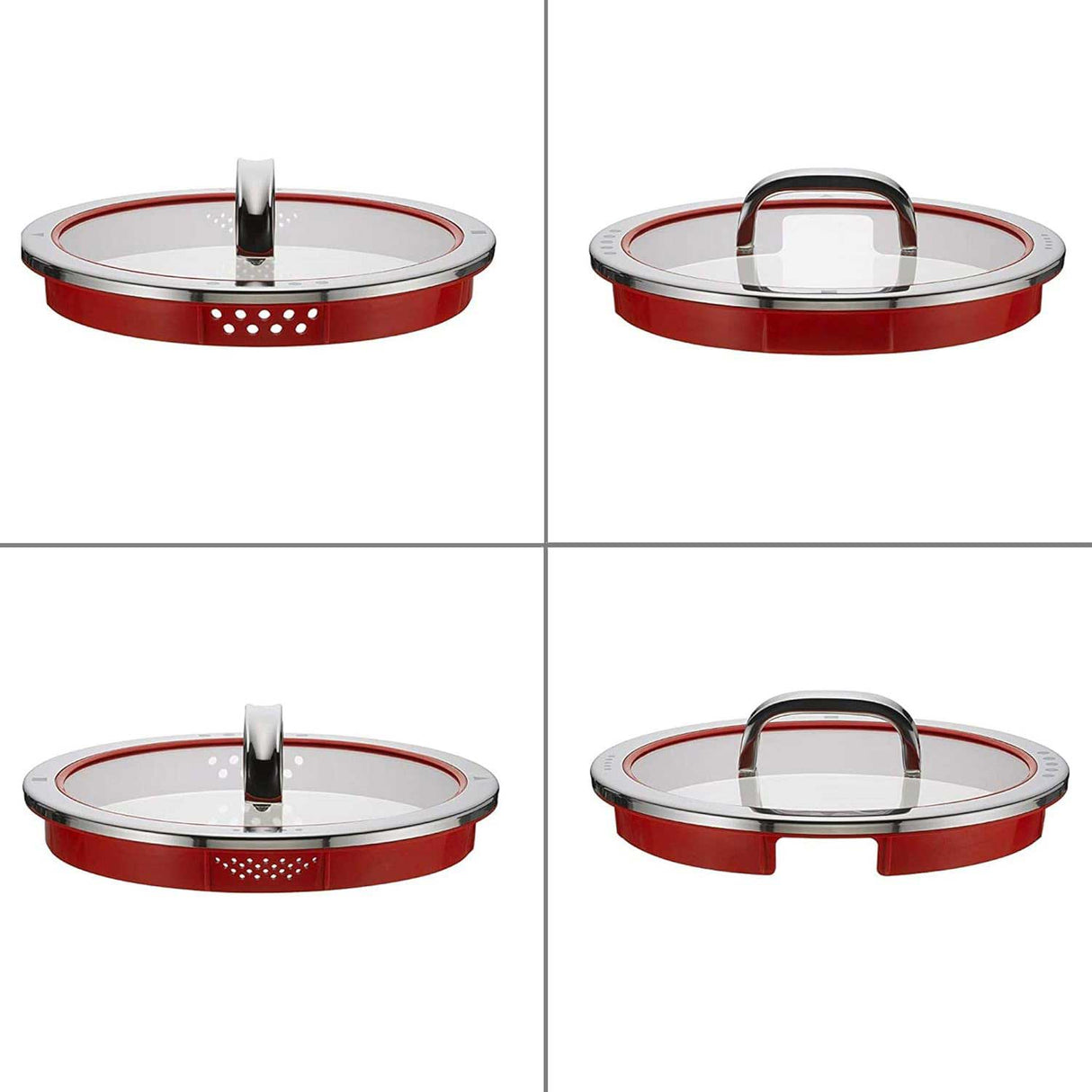 WFM Function 5 Pezzi Set di Pentole Batteria in Acciaio Inox 18/10 Cromargan