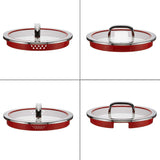 WFM Function 5 Pezzi Set di Pentole Batteria in Acciaio Inox 18/10 Cromargan