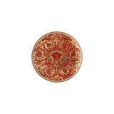 Piatto decorativo Medusa Garland Versace in porcellana rossa 17 cm