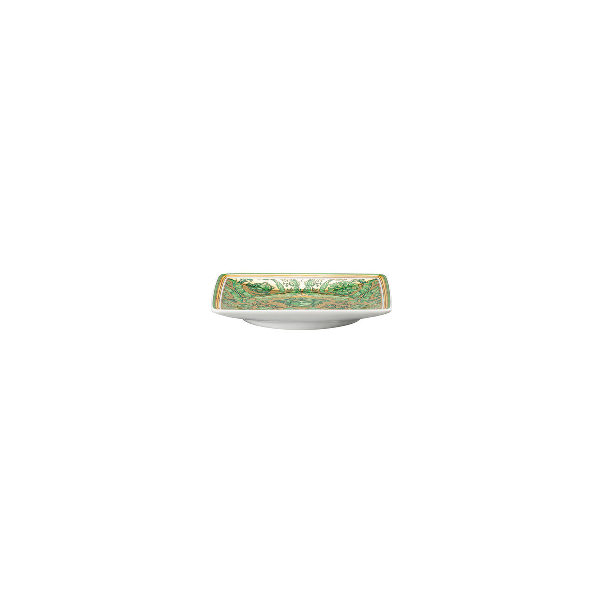 VERSACE Medusa Garland Verde e Oro Ciotola Coppetta 12x12cm Porcellana