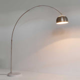 BIZZOTTO Lampada da Terra ad Arco Class 230cm Acciaio Base in Marmo