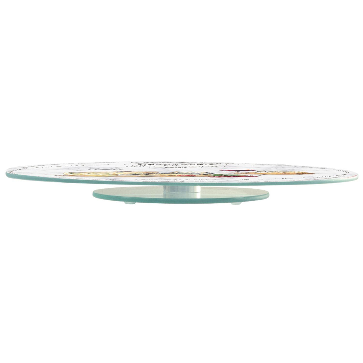 EASY LIFE Piatto Girevole Servi Formaggio per Aperitivo 32cm Porcellana