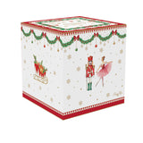 EASY LIFE Magie de Noel Barattolo Biscottiera Natalizia 14x16,5cm Porcellana