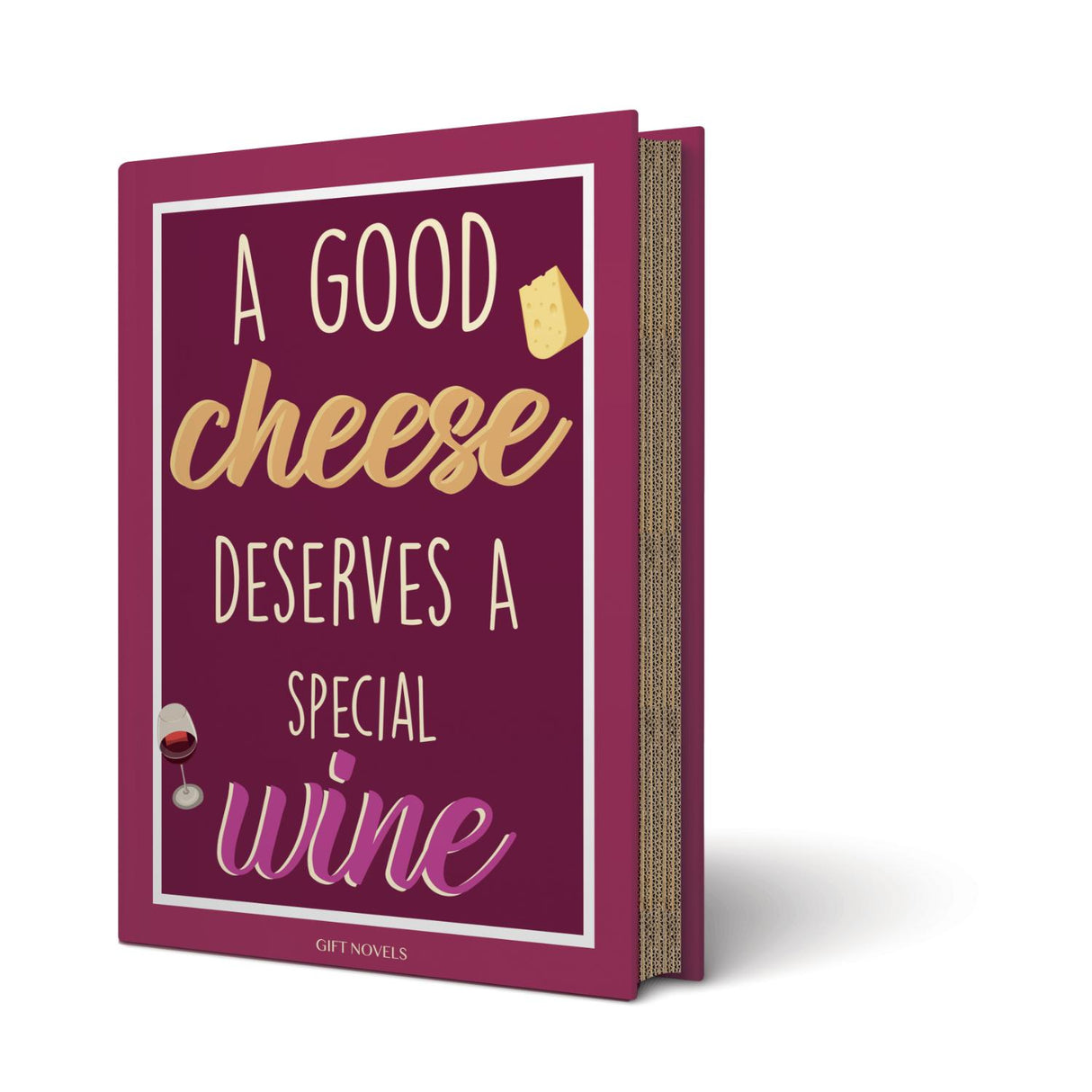 EASY LIFE Set Vino Coltello Affetta Formaggio Tappo e Cavatappi Confezione Regalo