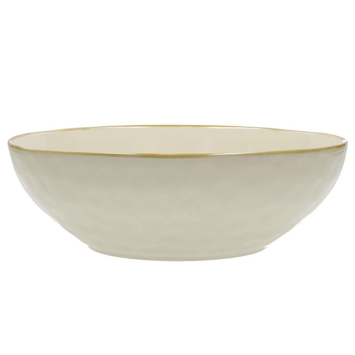 ROSE & TULIPANI Concerto Avorio Insalatiera Ciotola Coppa 26cm Stoneware