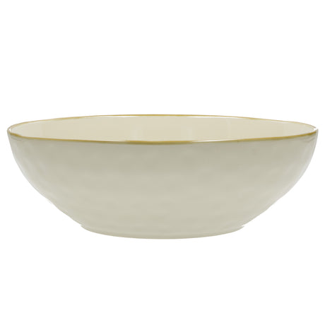 ROSE & TULIPANI Concerto Avorio Insalatiera Ciotola Coppa 26cm Stoneware