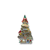 PALAIS ROYAL Addobbo Natalizio Pendaglio Albero di Natale Oro Metallo 8 cm