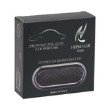 HYPNO CASA Profumatore Deodorante per Auto Argento Cuore di Bergamotto