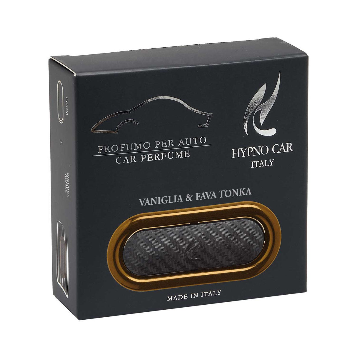 HYPNO CASA Profumatore Deodorante per Auto Oro Vaniglia e Fava Tonka