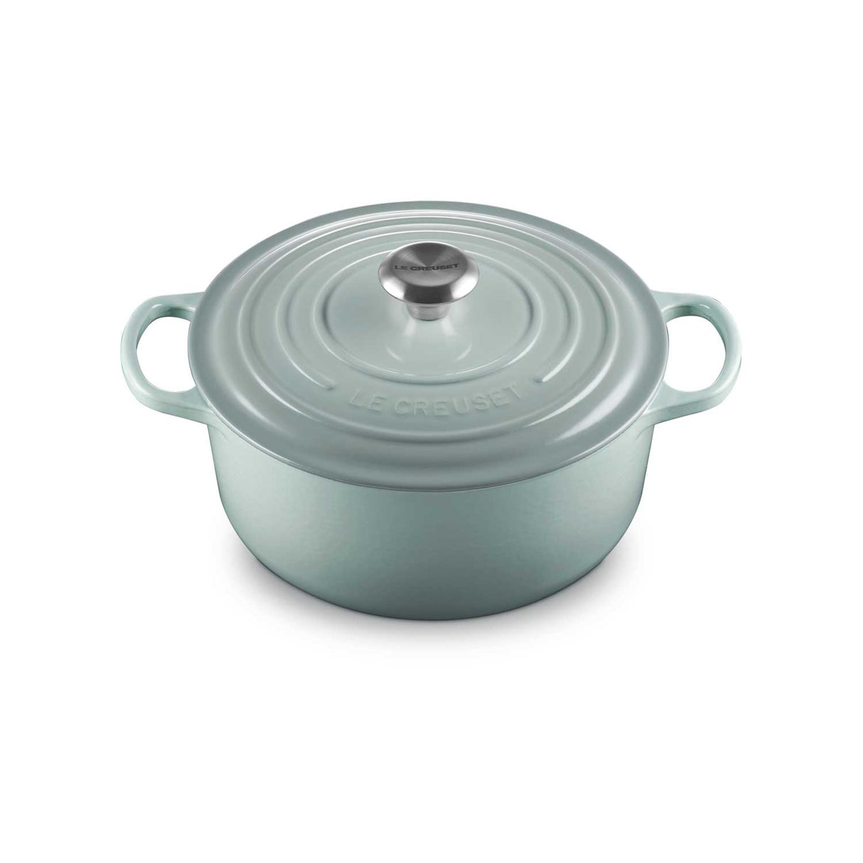 LE CREUSET Cocotte Rotonda Evolution 26cm Salvia Ghisa Vetrificata