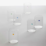 ICHENDORF Soleils Set 6 Bicchieri Acqua 300ml Vetro Borosilicato