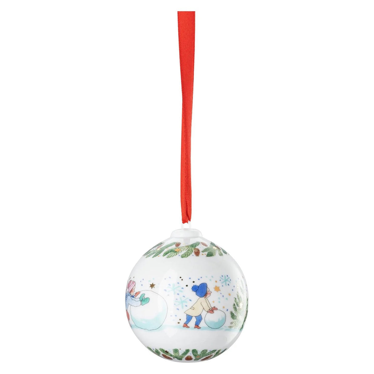 HUTSCHENREUTHER Addobbo Pallina di Natale Edizione Limitata 2025 Porcellana