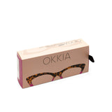 OKKIA Adriana Cat Eye Occhiali da Lettura Donna Avana Rosa +3.00