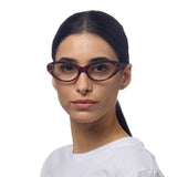 OKKIA Lina Small Cat Eye Occhiali da Lettura Donna Avana +1.50