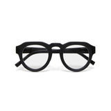 OKKIA Zeno Round Occhiali da Lettura Unisex Nero +2.00