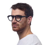 OKKIA Zeno Round Occhiali da Lettura Unisex Nero +3.00