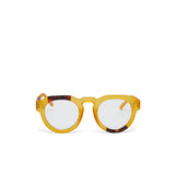 OKKIA Zeno Round Occhiali da Lettura Unisex Giallo +1.00