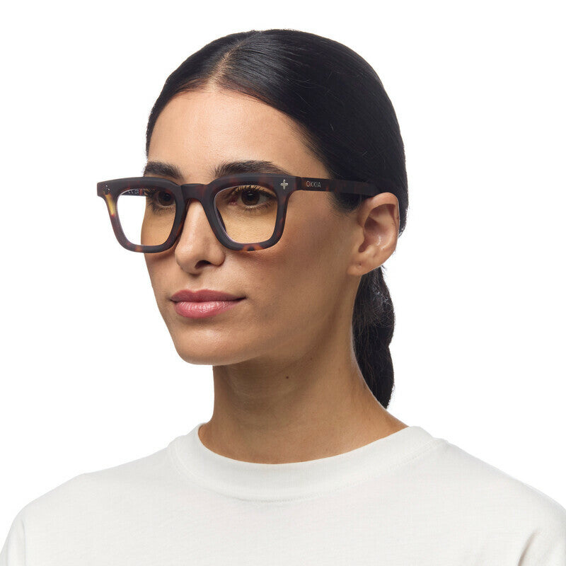 OKKIA Firenze Occhiali da Lettura Unisex Avana +2.50