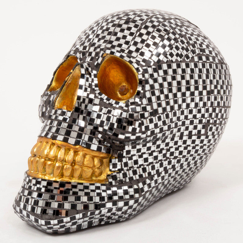 DRIMMER SKULL Teschio Messicano Decorativo 26x19cm