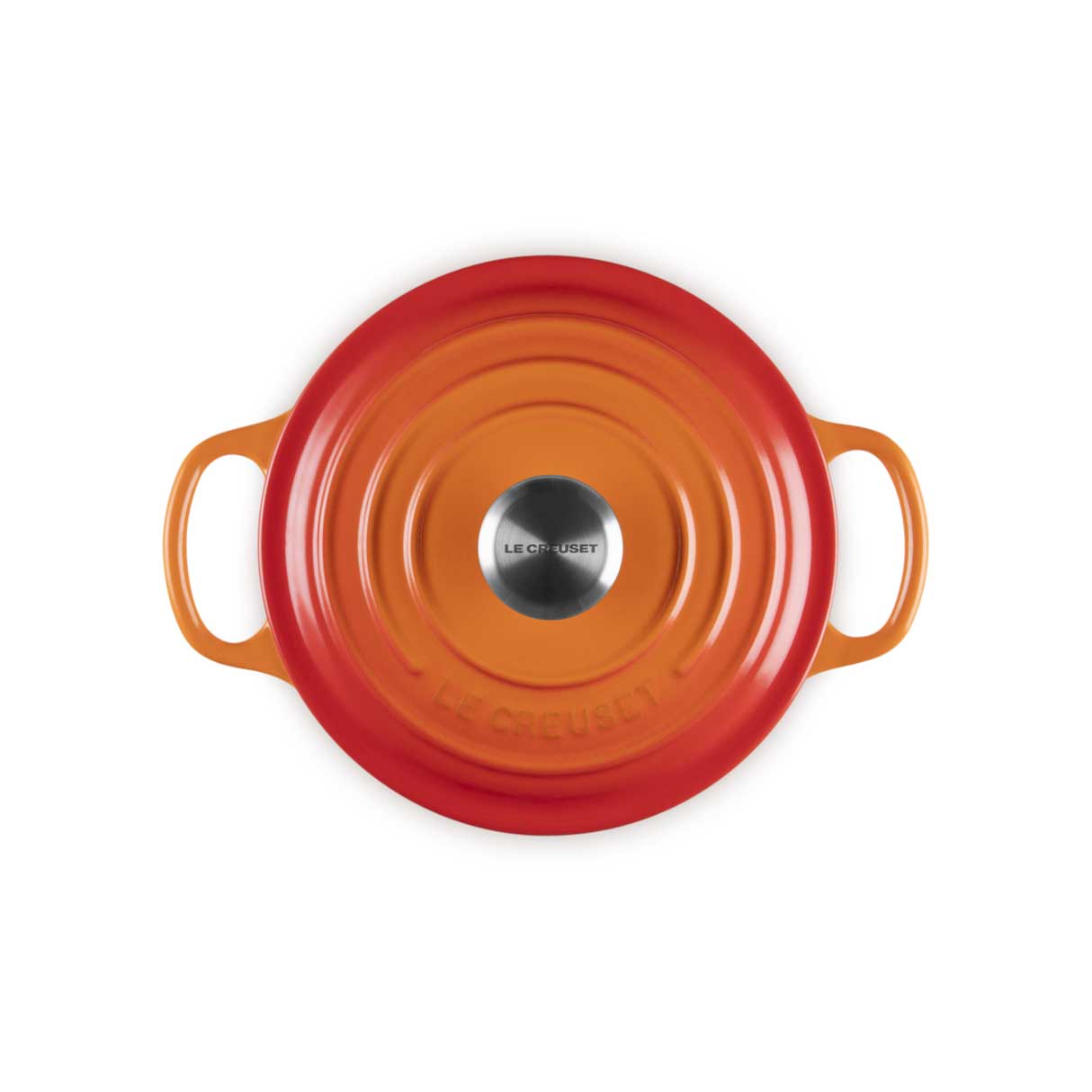 LE CREUSET Cocotte Rotonda Evolution 18cm Arancio Ghisa Vetrificata