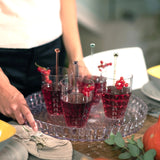 GUZZINI Tiffany Vassoio Tondo 35,6cm Plastica Trasparente