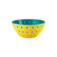 Insalatiera Le Murrine Guzzini in plastica tricolore diametro 25 cm