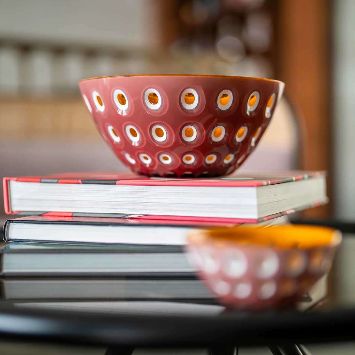 GUZZINI Le Murrine Ciotola Insalatiera 20cm Malva Caramello Plastica