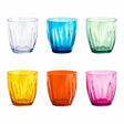 Set 6 bicchieri acqua Guzzini in plastica colorata 350 ml
