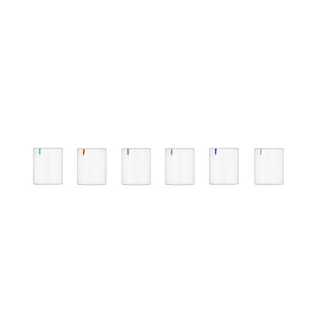 Set 6 bicchieri Tumbler Trace Ichendorf in vetro borosilicato 400ml