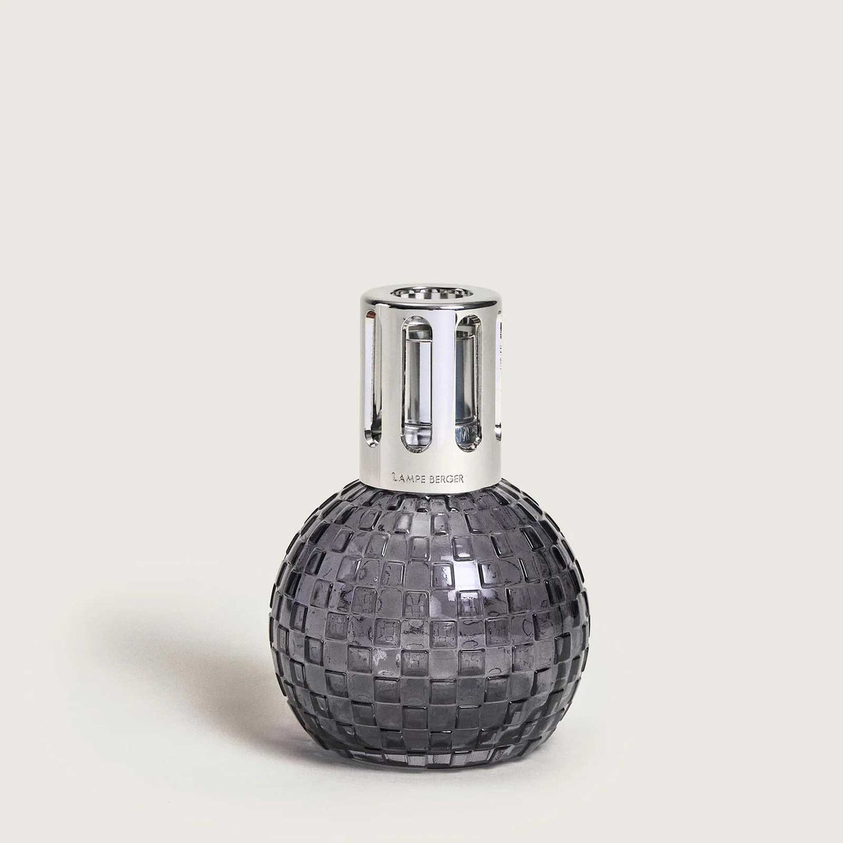 LAMPE BERGER Lampada Catalitica Cofanetto Disco Gris con Flacone 250ml Poussiere d'Ambre