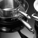 LAGOSTINA Accademia Casseruola Fonda con Manico Lungo 14cm Acciaio Inox