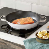 WMF Permadur Advance Padella con Manici in Acciaio Inox Rivestimento in Cromargan 32cm