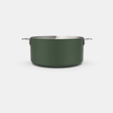 COOKUT La Meravigliosa Pentola Casseruola con Manici 20cm Verde Acciaio Inox