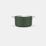 COOKUT La Meravigliosa Pentola Casseruola con Manici 16cm Verde Acciaio Inox