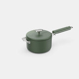 COOKUT La Meravigliosa Pentola Casseruola con Manici 16cm Verde Acciaio Inox