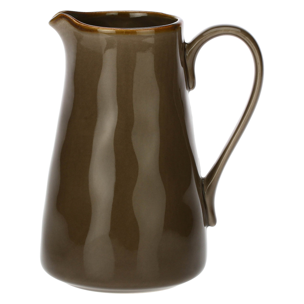ROSE & TULIPANI Concerto Brocca Caraffa 600ml Grigio Tortora Stoneware
