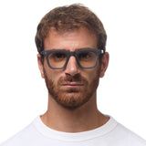 OKKIA Firenze Occhiali da Lettura Unisex Grigio Fumo +1.50