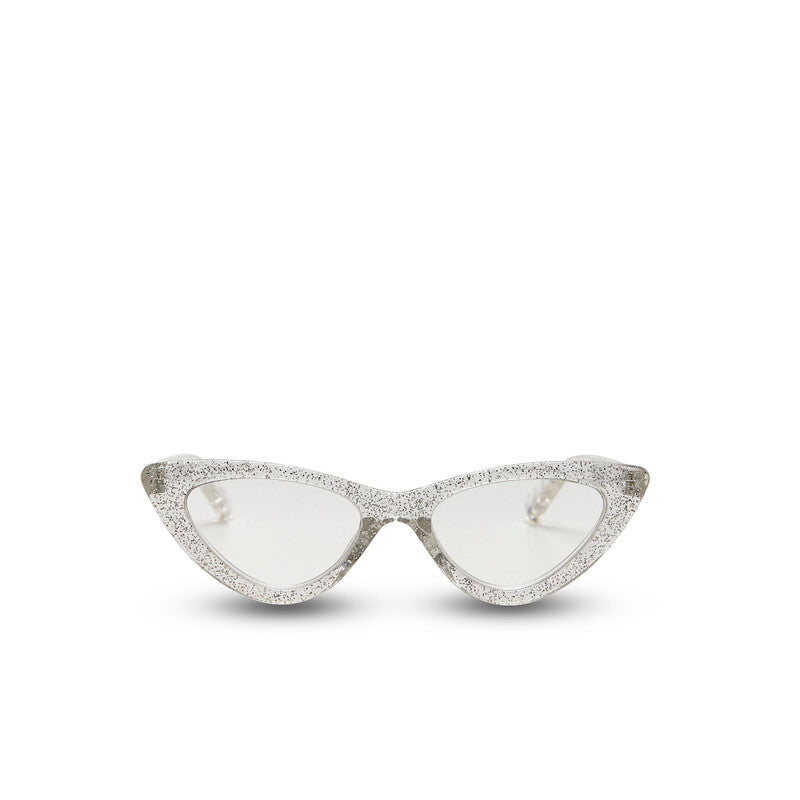 OKKIA Adriana Small Cat Eye Occhiali da Lettura Donna Glitter +2.00