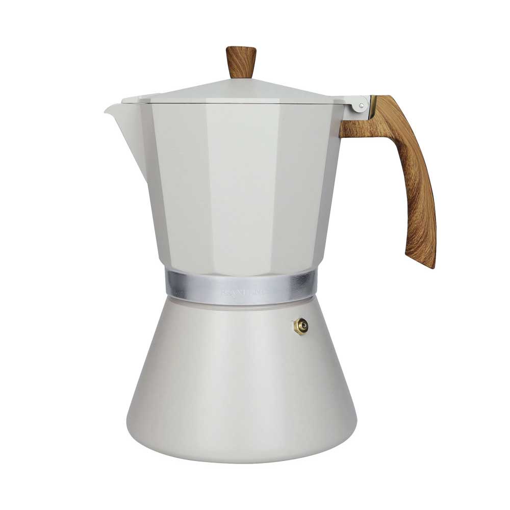 BRANDANI Caffettiera Tuttinsieme Tortora 12 Tazze Alluminio