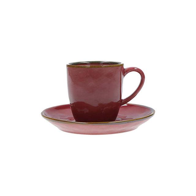 ROSE & TULIPANI Concerto Tazzina Caffè Rosso Malaga 90cc Stoneware R134500015
