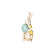Portauovo Happy Bunny Brandani in stoneware decorato 10x25,5 cm