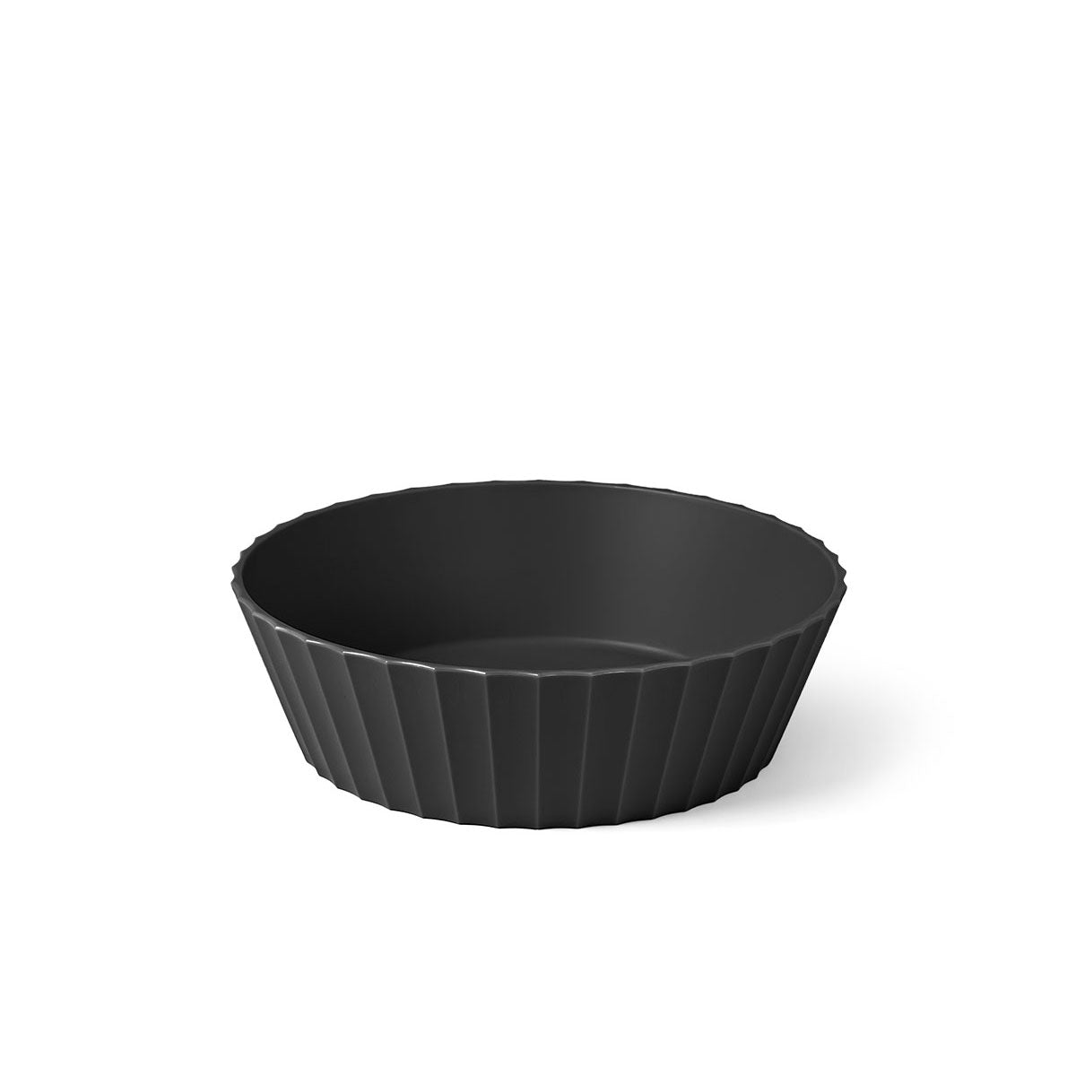 BLIM PLUS Ciotola Coppa Insalatiera Hera M 20cm Carbon Black Nero Made in Italy 100% Riciclabile