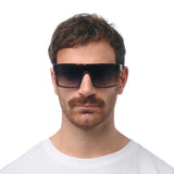 OKKIA Tokyo Occhiali da Sole Unisex Squadrato Avana Verde