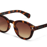 OKKIA Milano Occhiali da Sole Unisex Rotondo Avana