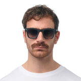 OKKIA Firenze Occhiali da Sole Unisex Rotondo Avana Nero Lenti Verdi