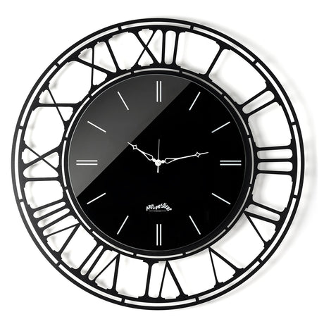 Orologio da parete Axis 90 Arti e Mestieri in metallo nero 90 cm