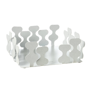 Portatovaglioli Nori Arti & Mestieri in resina effetto marmo bianco 17x7 cm
