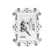 Portafoto Koko Arti & Mestieri in resina effetto bianco marmo 10x15 cm