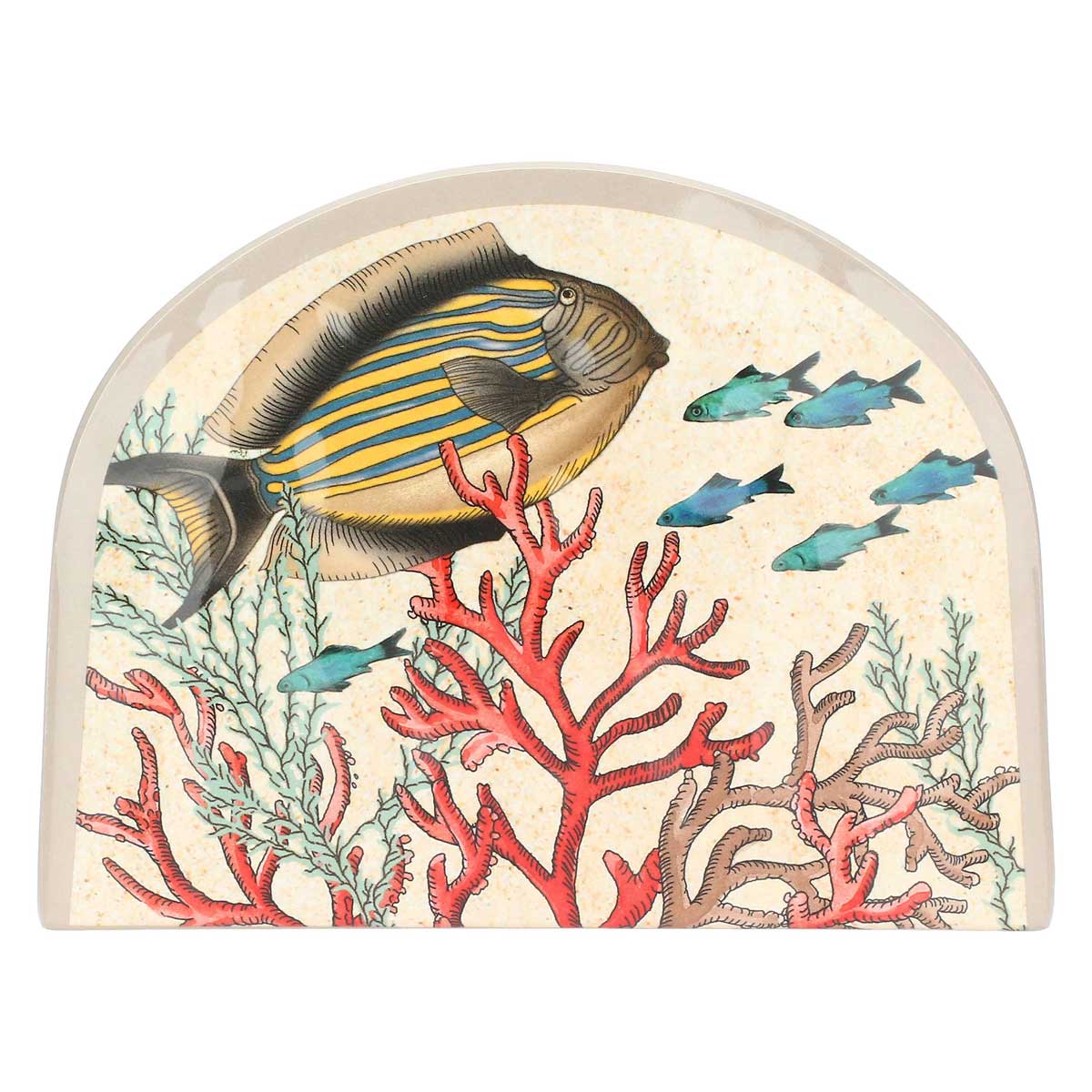 ROSE & TULIPANI Sea Life Portatovaglioli 15,5x12cm Melamina